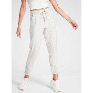 Athleta Farallon Jogger Pants Birch Grey Size Small Tall
